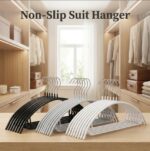 Non-Slip Suit Hangers PVC coated metal clothes hangers