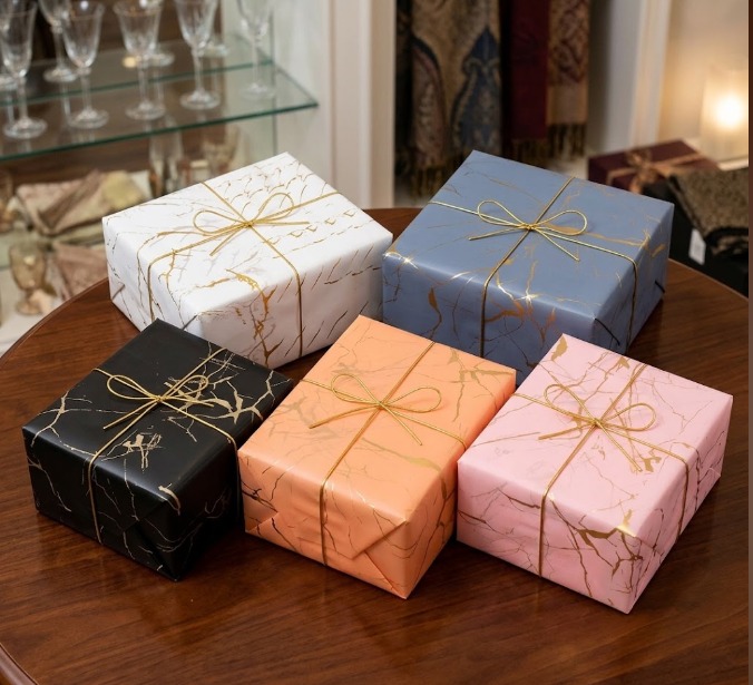 marble wrapping paper product design