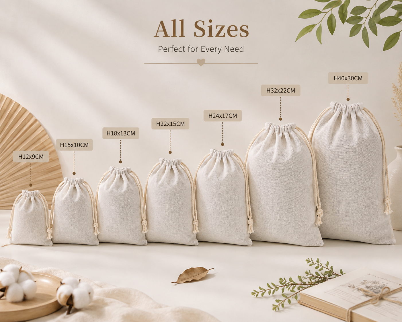 burlap gift bags natural drawstring reusable pouches