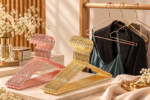 Metal Wire Clothes Hangers slim space-saving coat hangers