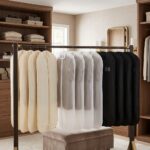 160x55 cm Garment Bag for Clothes Storage – Breathable Non-Woven Dust Cover with Full Zipper