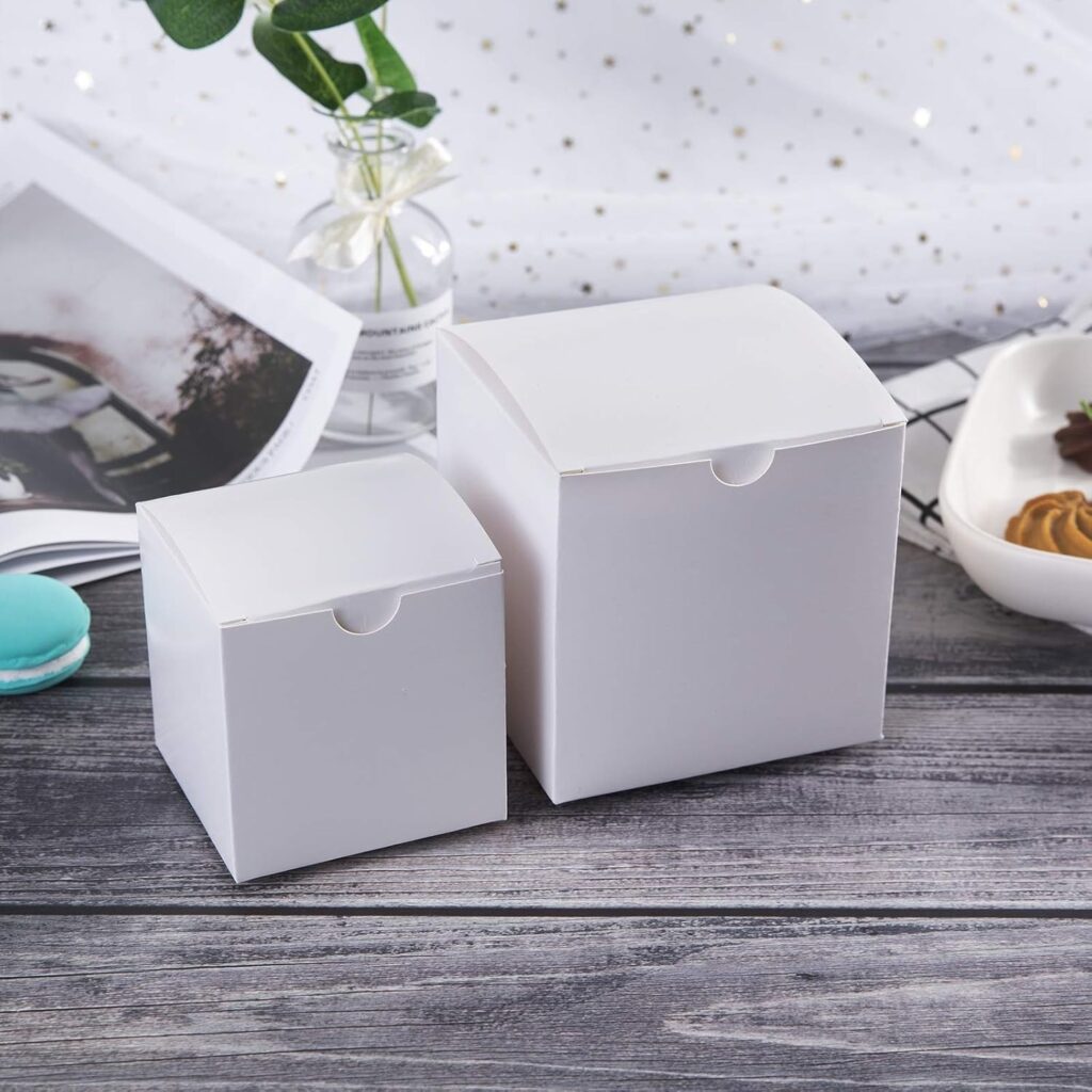 paper gift boxes with tuck top and thumb notch
