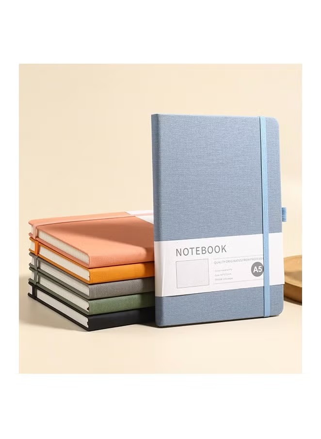 A5 dotted notebook with durable hardcover and 192 pages