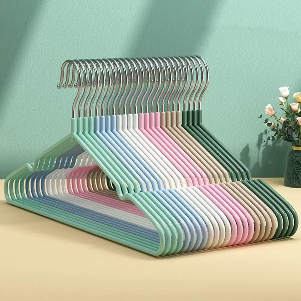 Baby metal hangers 30cm with non-slip rubber coating for children's clothing