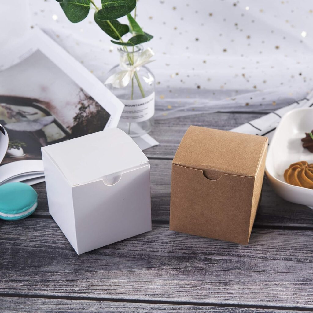paper gift boxes with tuck top and thumb notch