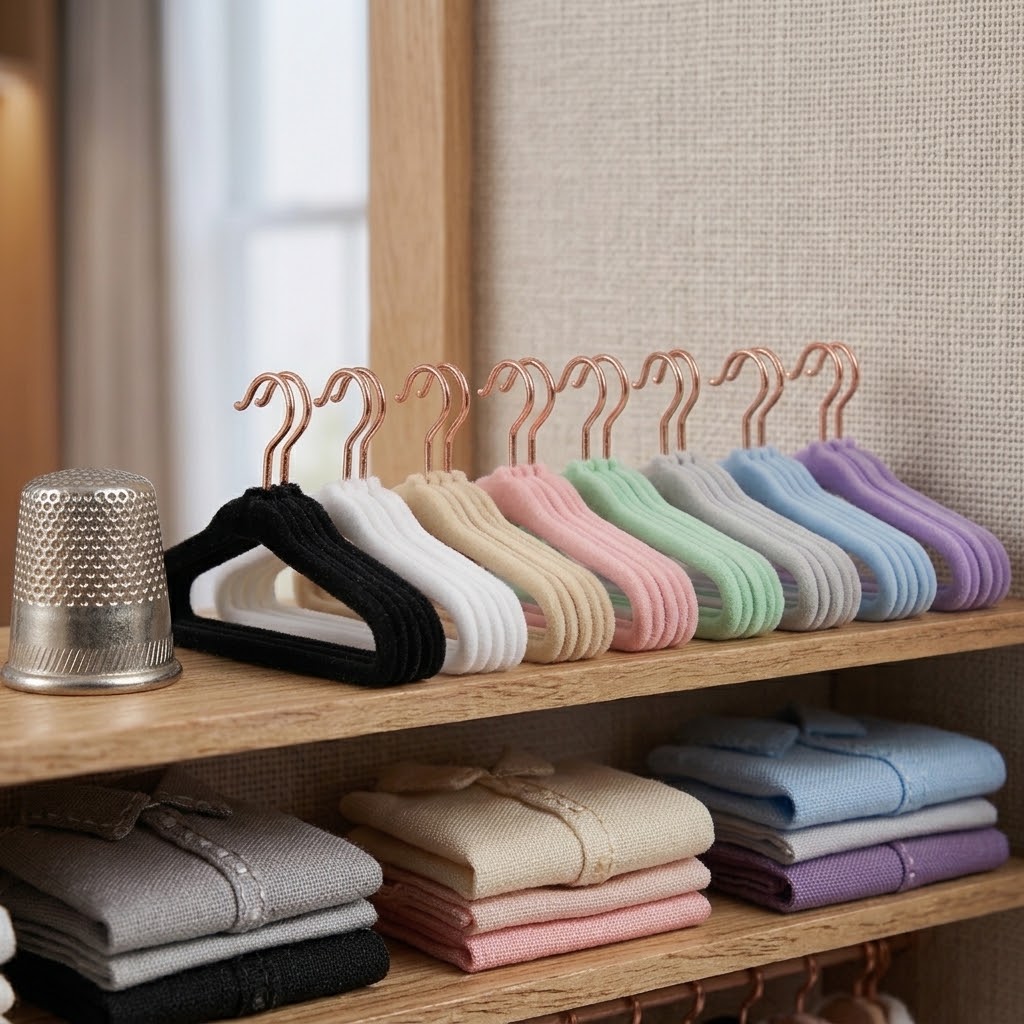 Rose-Gold Hook Baby Velvet Hangers 11-Inch Nursery (9 Color Options) Clothes Hangers Non-Slip Toddler Hangers, 360 Chrome