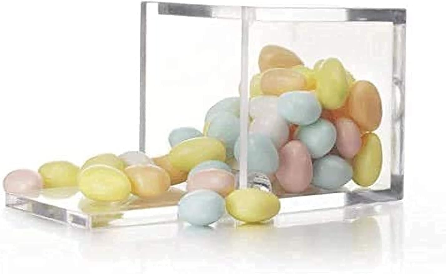 Red Dot Gift Crystal Acrylic Box (2 Size Options)—Transparent Clear Square Containers Featuring Secure Lids for Giveaways, Party Favors, Small Gifts, and Event Souvenirs - Image 7