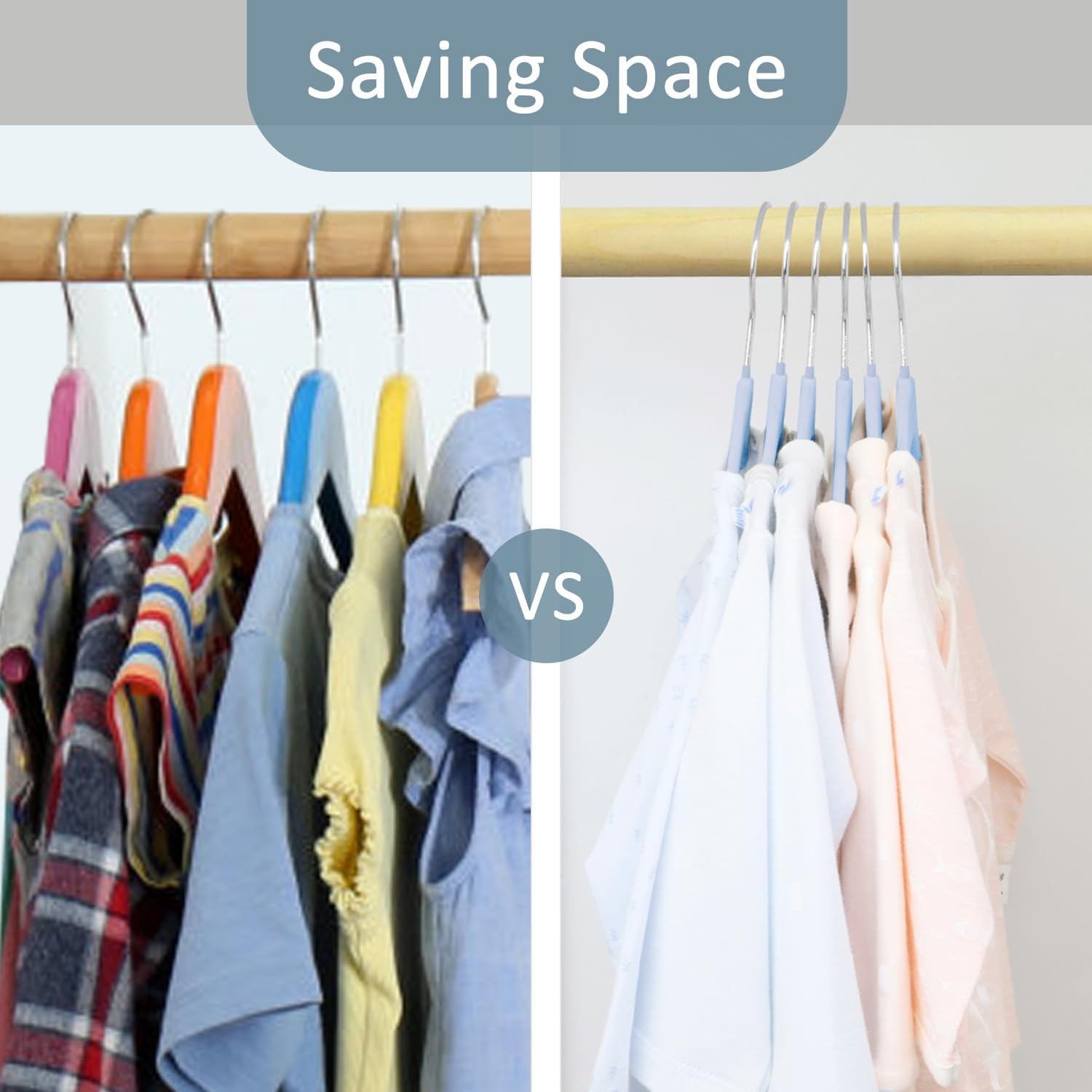 Baby Velvet Hangers 11.8'' with Movable Clips, Non-Slip Kids Clothes Hangers, Ultra-Thin Space-Saving Children's Felt Hangers for Shirts, Pants, Dresses, Skirts, and Jackets - Image 8