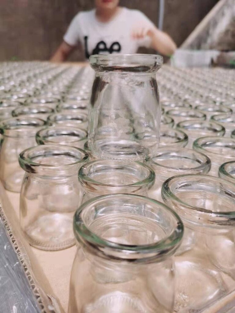 100ml glass pudding jars