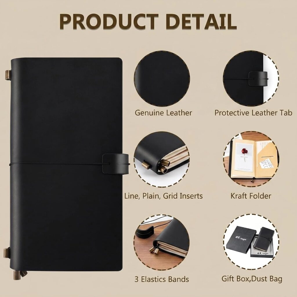 Red Dot Gift refillable journal notebook