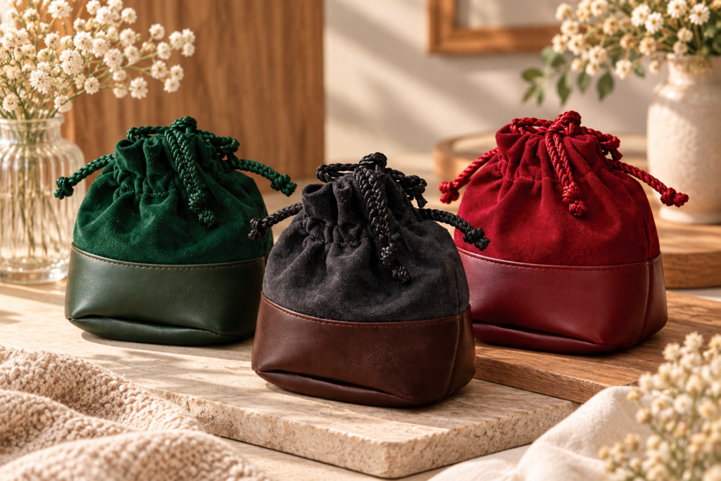 Velvet Jewelry Pouches 10-pack drawstring gift bags