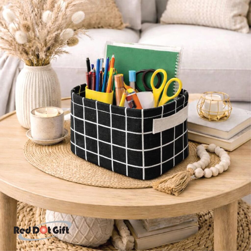 fabric storage baskets 5 pack foldable organizer bins