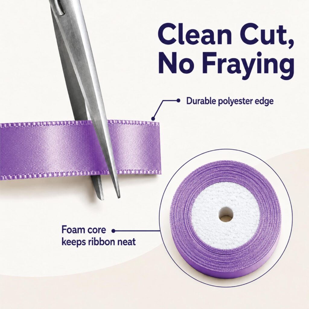 5/8 Inch Satin Ribbon 25 yard roll
