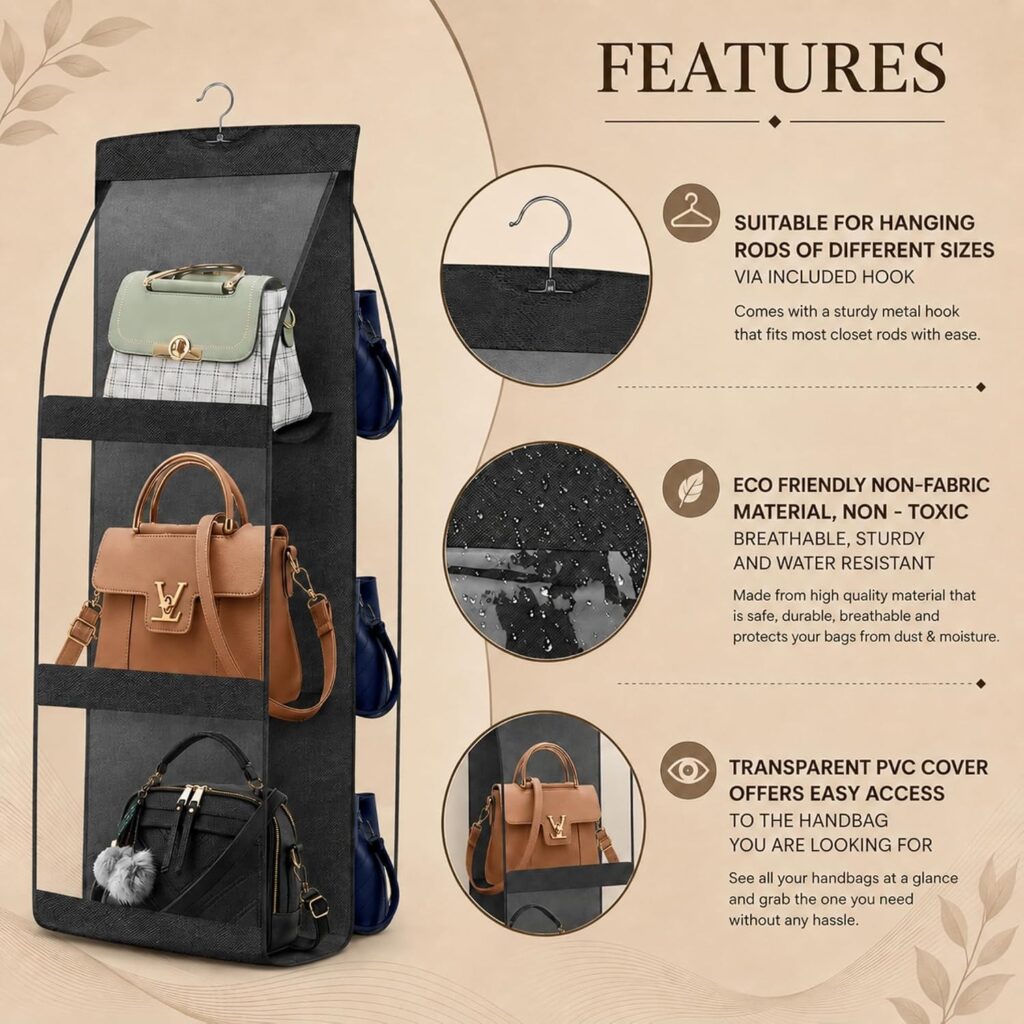 handbag hanging organizer