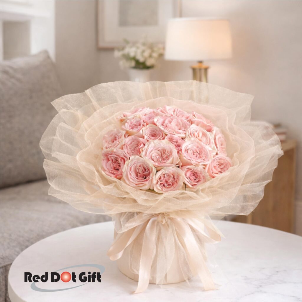 decorative tulle fabric for floral bouquets