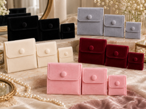 velvet pouch bags in 3 sizes