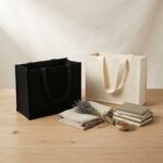 Canvas Tote Bag 34x49x20cm with waterproof lining and cotton handles