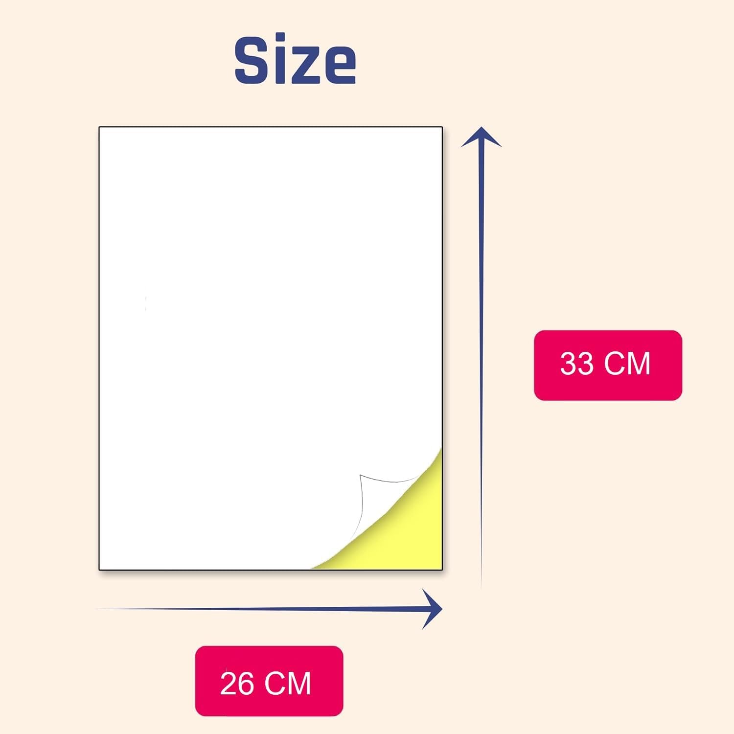 100 Sheets of White Printable Sticker Paper (2 Size Options, 2 Quality Options)—Self-Adhesive Address and Printer Labels for Laser and Inkjet Printers - Image 2