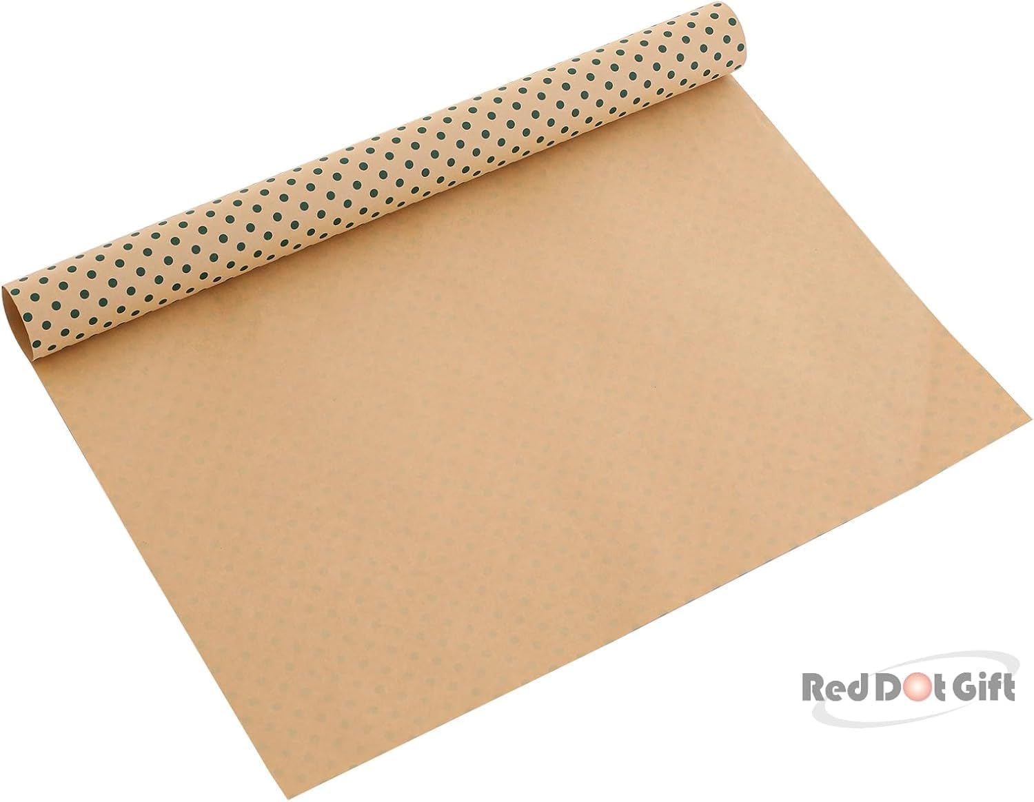 Christmas Small Dot Design Wrapping Paper 70*50cm Christmas Gift Wrapping Paper, Brown Kraft Christmas Wrapping Paper for Christmas,Party,Festive Decorations. - Image 8