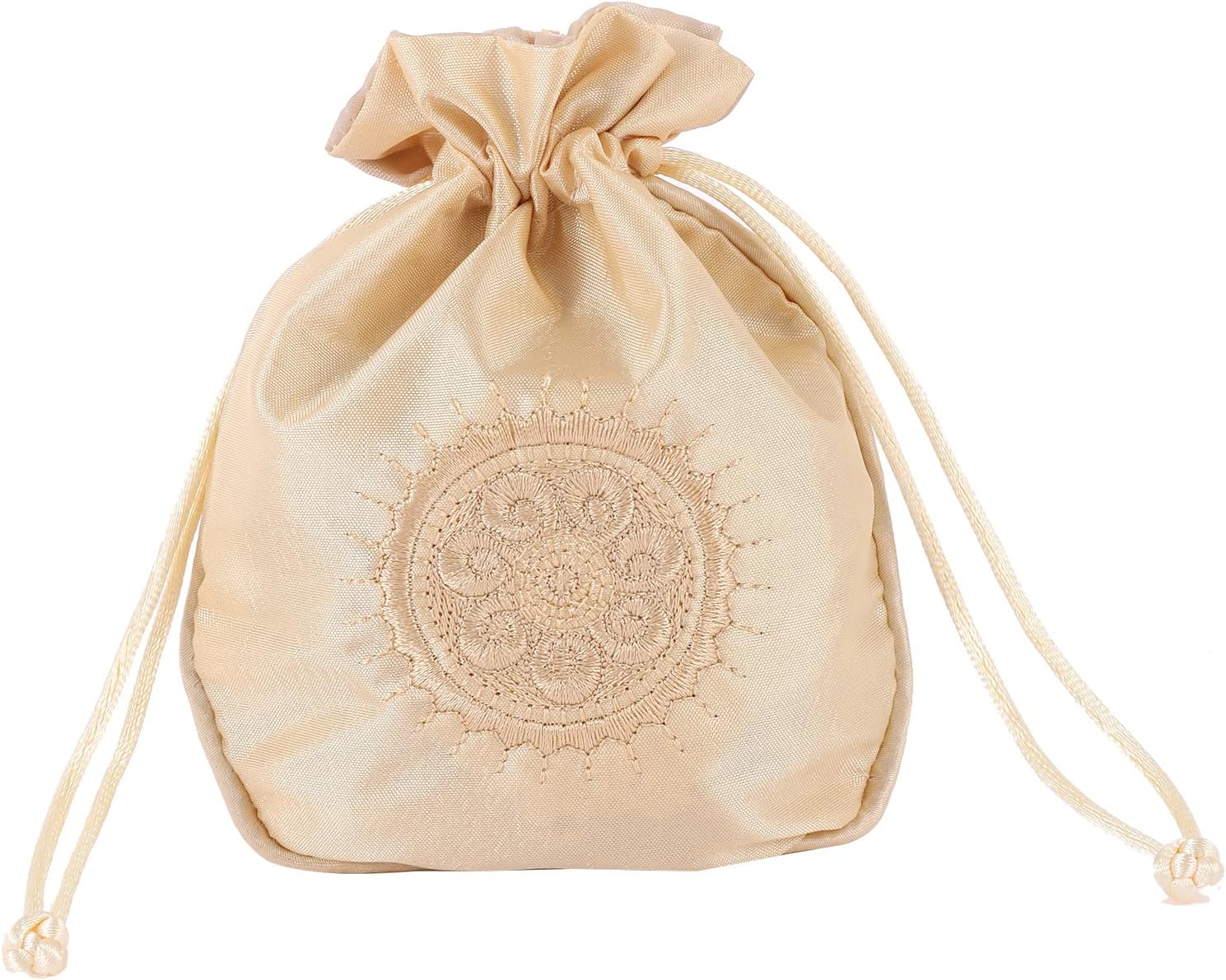 Red Dot Gift Satin Drawstring Pouch (13 x 15 cm, 10-Color Options) – Smooth Satin Jewelry and Gift Bag for Everyday Packaging and Presentation - Image 11