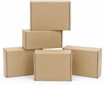 Red Dot Gift Corrugated Mailer Boxes (7-Size Options, Natural Kraft) – Durable Paper Shipping Boxes for Jewelry, Storage, and Packaging