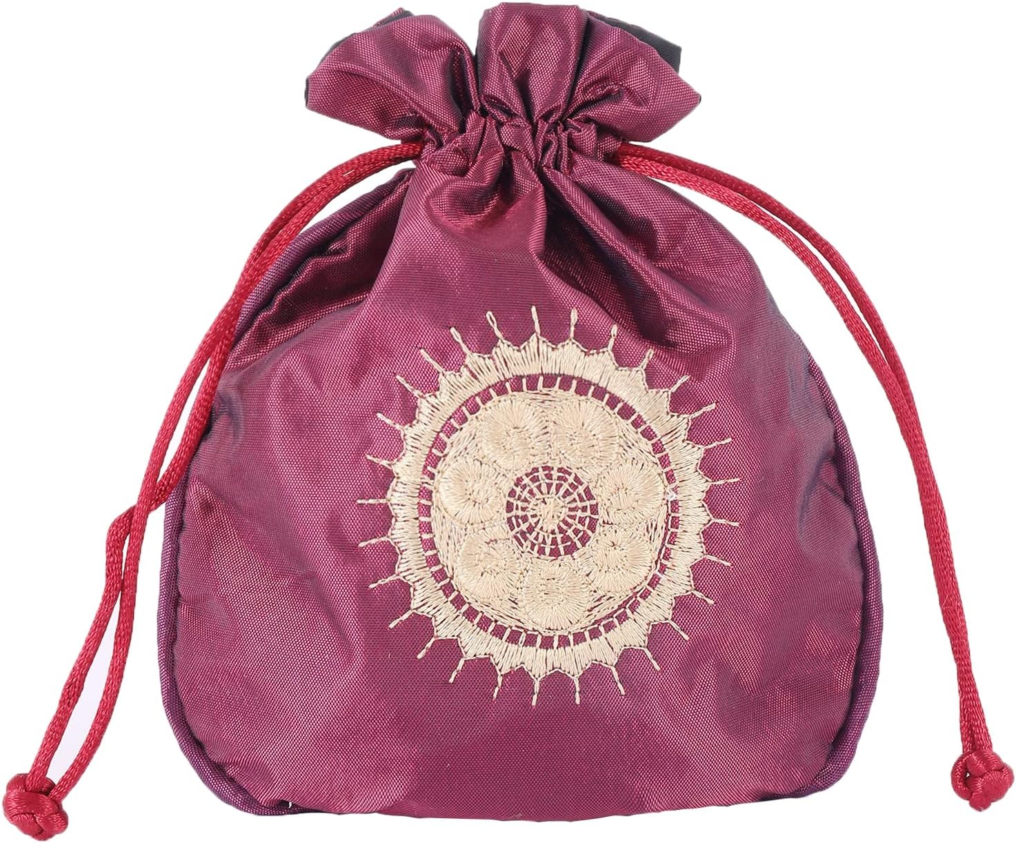 Red Dot Gift Satin Drawstring Pouch (13 x 15 cm, 10-Color Options) – Smooth Satin Jewelry and Gift Bag for Everyday Packaging and Presentation - Image 10