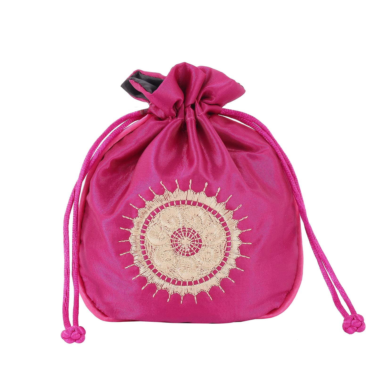 Red Dot Gift Satin Drawstring Pouch (13 x 15 cm, 10-Color Options) – Smooth Satin Jewelry and Gift Bag for Everyday Packaging and Presentation - Image 5