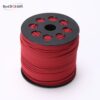 50/100 Yards Red Color Suede Cord, Leather Cord, Leather Ribbon 2.6mm x 1.5mm Suede Lace Faux Leather Cord with Roll Spool Beading Craft Thread for Bracelet Necklace Beading DIY Handmade Crafts Thread.
