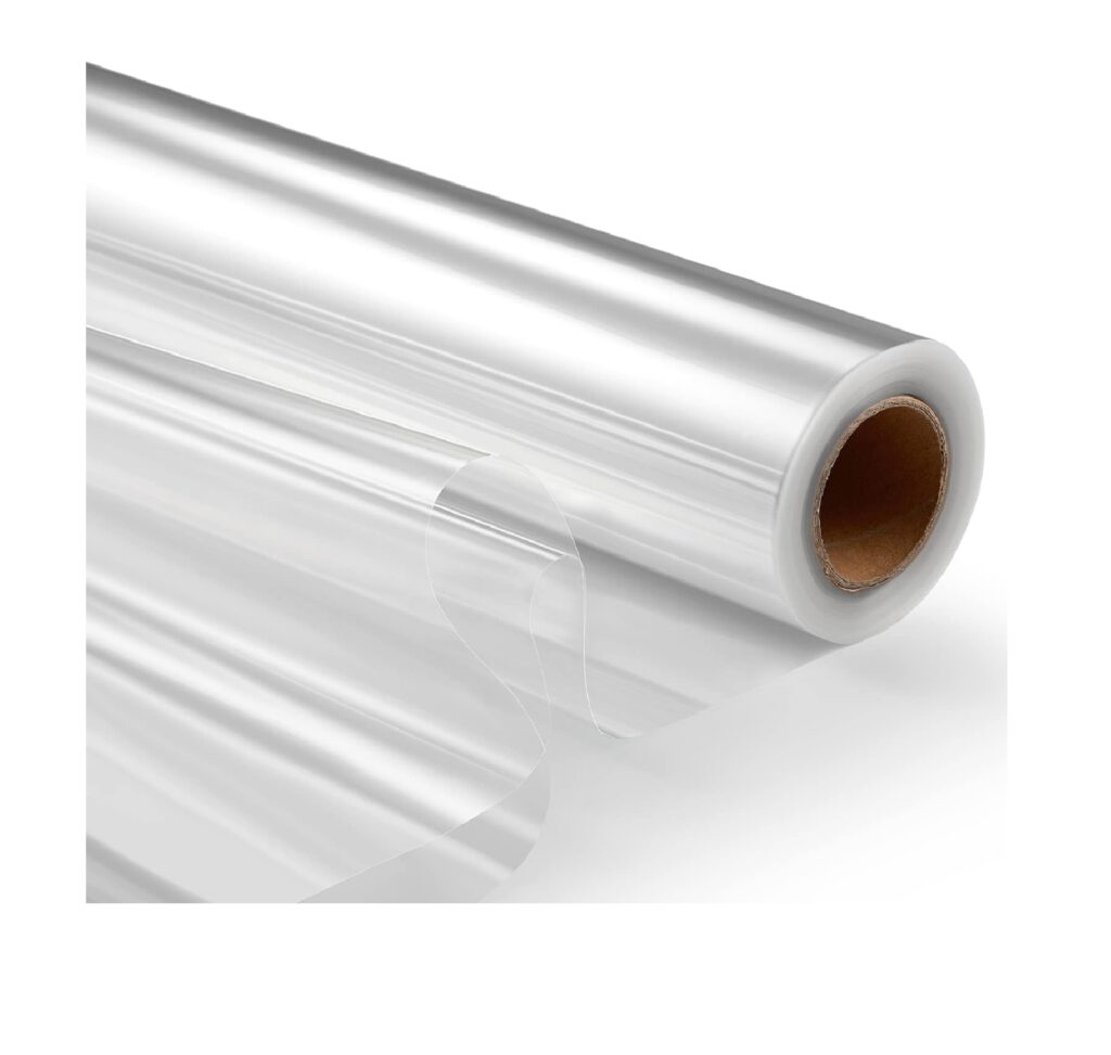 Clear Cellophane Wrap Roll Transparent Wrapping Cellophane for Flower