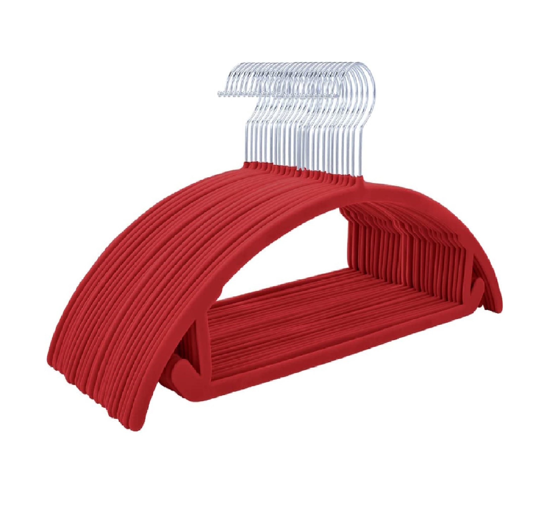 Premium Velvet Hangers (Pack of 50) Heavy duty Non Slip No Shoulder