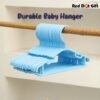 Blue Color Baby Clothes Hangers Nonslip Children Coat Hangers Plastic Nursery Hangers With Notched Shoulder For Babies Toddlers Kids Clothes Hanger,suit hanger.