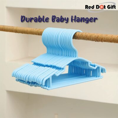 Blue Color Baby Clothes Hangers Nonslip Children Coat Hangers Plastic Nursery Hangers With Notched Shoulder For Babies Toddlers Kids Clothes Hanger,suit hanger.