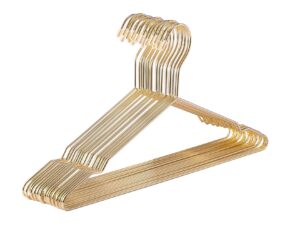 HOUSE DAY Wire Coat Hangers 42Cm Metal Hangers Metal Coat Hangers for Clothes Hangers Metal Coat Hanger Space Saving Hangers Adult Clothing Hangers Coat Hangers Wardrobe Hangers.