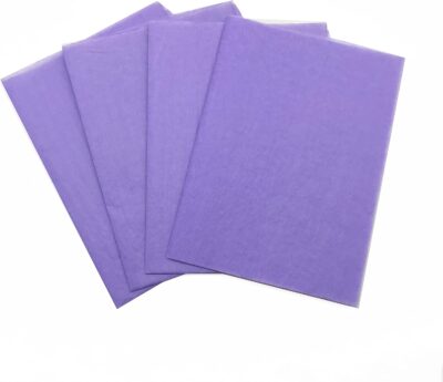 Pack of 50 Sheets Light Purple Color Tissue Paper Gift Wrapping DIY Tissues 50 * 75cm17 Grams, Acid Free for A Variety of Craft, Art and Paper Projects, T-Shirt Wrap