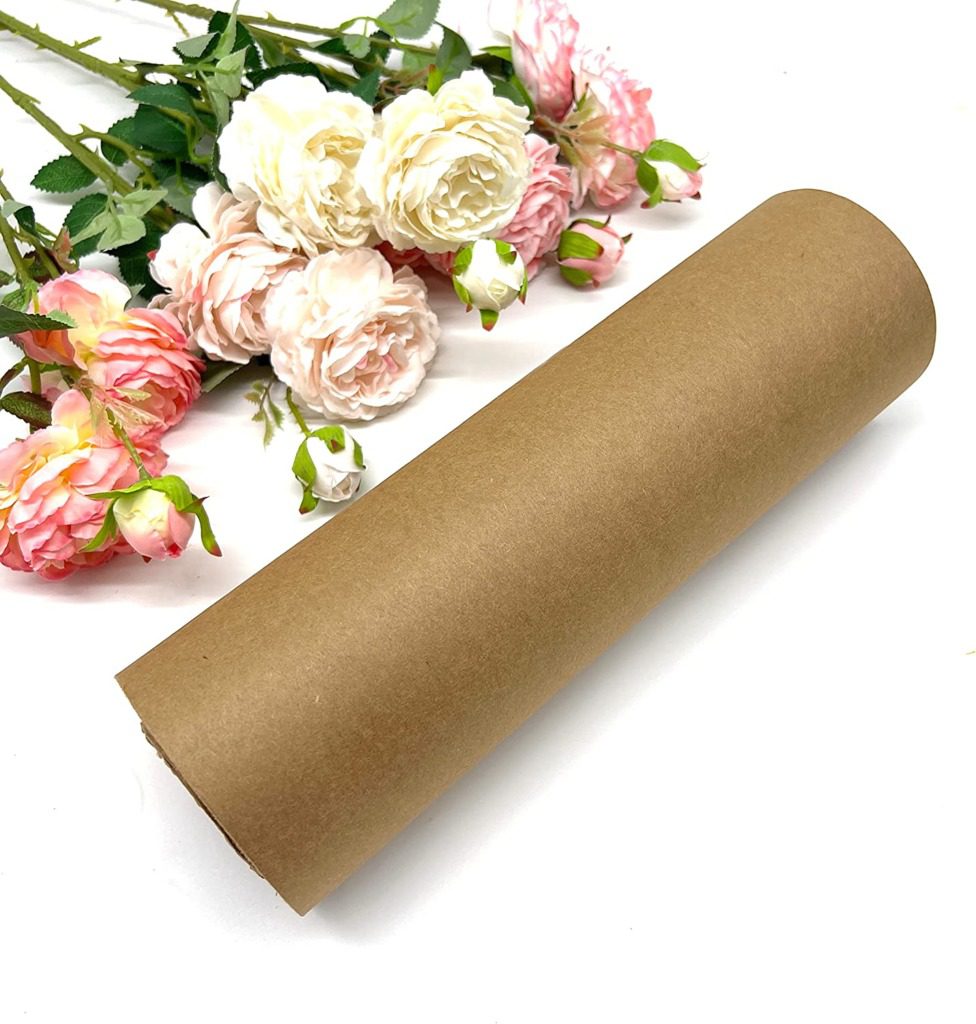 Kraft Wrapping Paper Roll Biodegradable Recycled Material,Natural