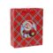 REDDOTGIFT Christmas Gift Bags,H32*26*10cm A4 size Durable Christmas Bags with Handles,Reusable Small Gift Bags Xmas Paper Bags, Party Favors Holiday Gift Bags - CMS Red