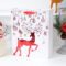REDDOTGIFT Christmas Gift Bags,A4/A5 size Durable Christmas Bags with Handles,Reusable Small Gift Bags Xmas Paper Bags, Party Favors Holiday Gift Bags - CMS-WT-Deer