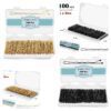 Red Dot Gift® Bobby Pins 100 PCS Hair Bobby Pins for Women, for Thick Hair Thin hair and All Hair Types, with Case.