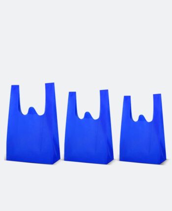 100-Pack Non-woven vest bag spot supermarket shopping bag Eco Friendly wholesale hand bag packing bag environmental protection bag handbag