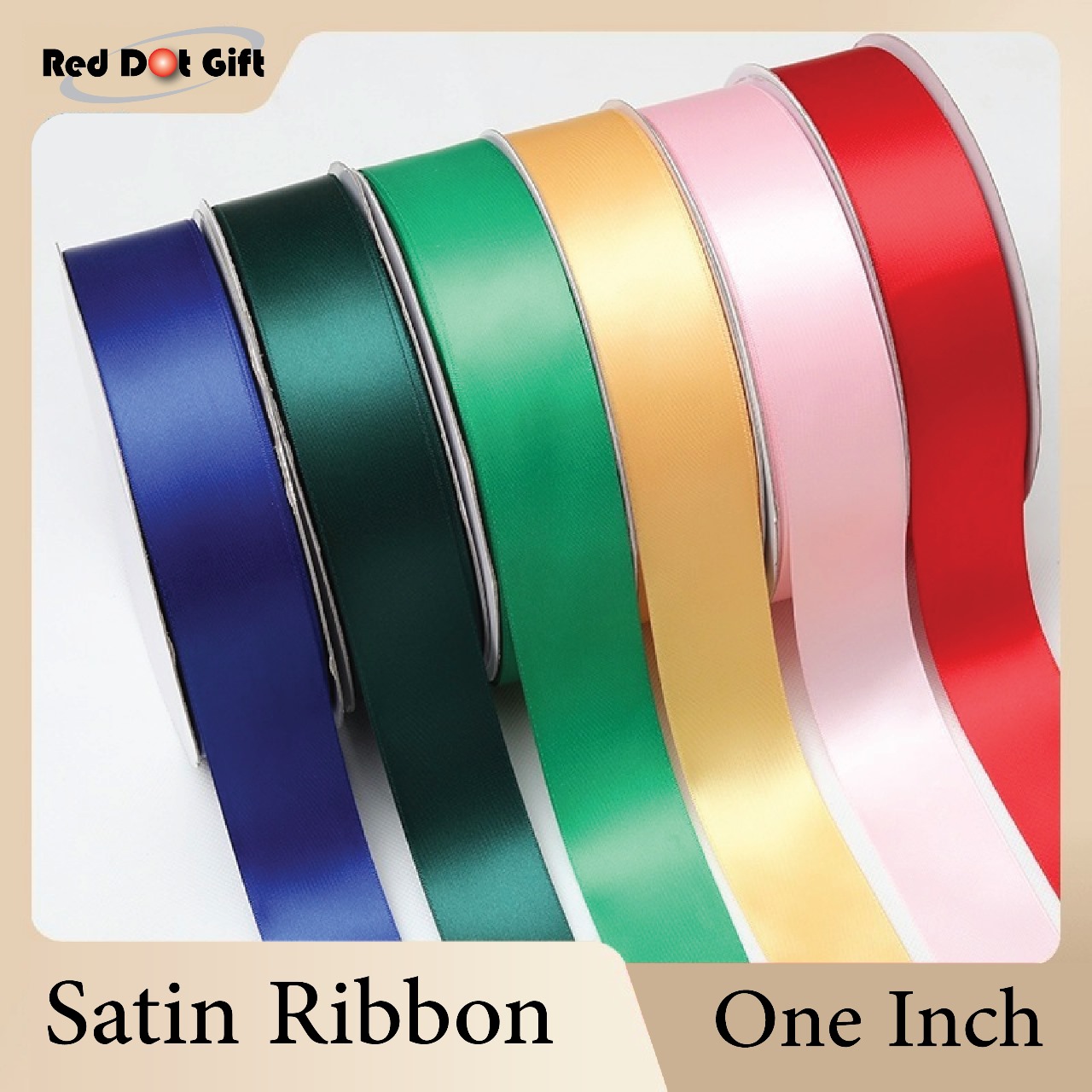 Velvet Ribbon 1 Inch x 10 Yard Single Face Spool Silky DIY Crafts Gift  Wrapping Bow Decoration Red