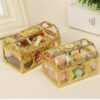 12 Pieces Chocolate packing Gift Boxes Transparent Jewelry Box Chocolate Packaging Gift Decoration Display Box for Wedding Party Anniversary Birthday Gift.(Size H5x5.2x7.5Cm)