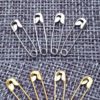 1000PCS Small Safety Pins for Clothes with Storage Box Durable & Rust Resistant for Sewing, Quilting, Dress Making, Arts & Crafts.(2 Color availble)